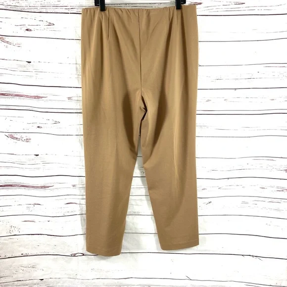 J. Jill Pants Women’s XL Camel Brown Pull On Stretch Ponte - Picture 4 of 13
